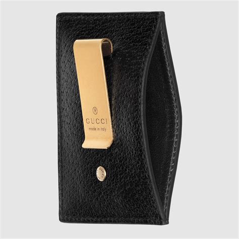 gucci mens money clip|gg marmont leather money clip.